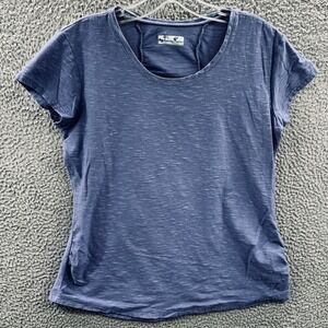 Columbia Womens Minimalist Slub‎ Knit Top L Scoop Neck Casual Outdoors Everyday